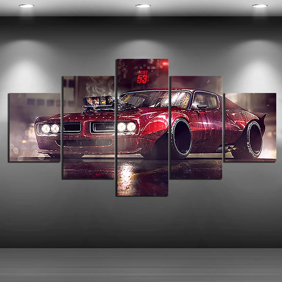 HD-Print-Vehicle-American-Muscle-Car-PONTIAC-GTO-Retro-Sport-Car-Canvas-Painting-Digital-Art-for.jpg_640x640