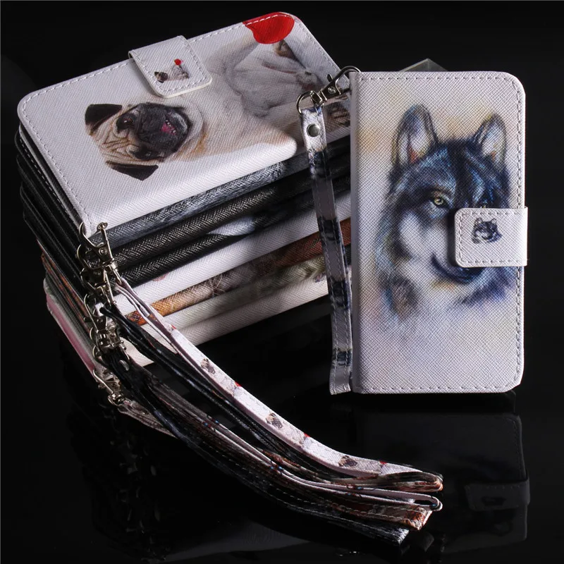 Флип-кожаный чехол для Fundas huawei Honor 7A Pro, чехол для coque huawei Y6 Prime, чехол-кошелек с изображением собаки совы, чехол-подставка, чехол для телефона