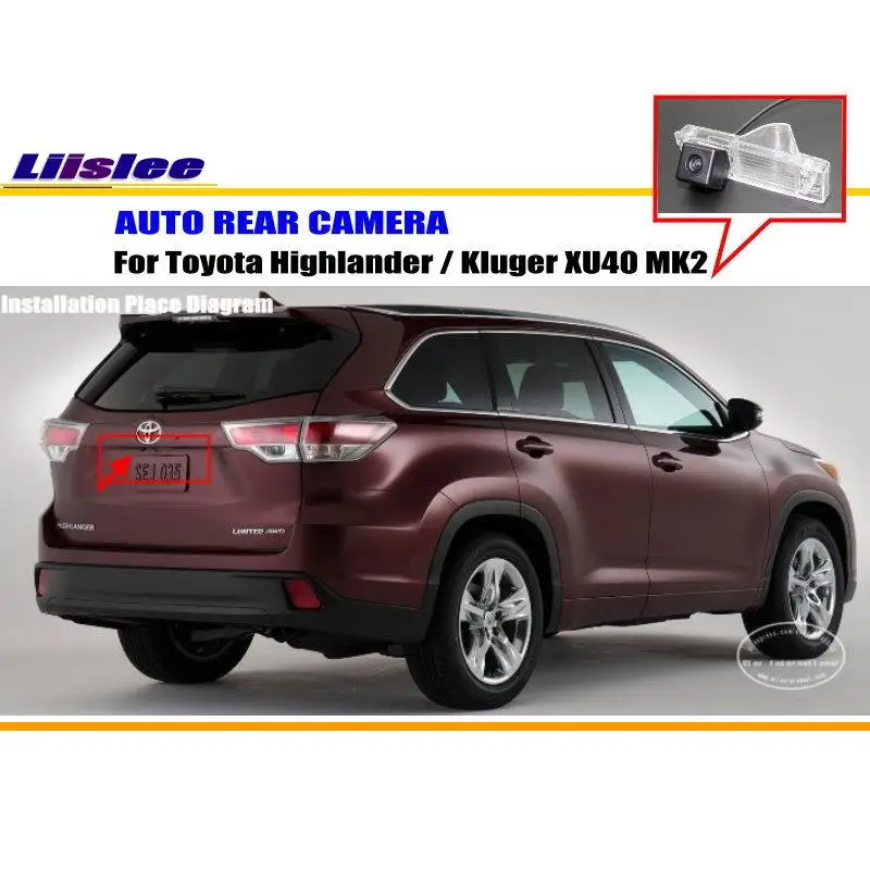 Автомобильная камера заднего вида для Toyota Highlander 2006 ~ 2013 2014 / Kluger XU40 2008 2012 HD