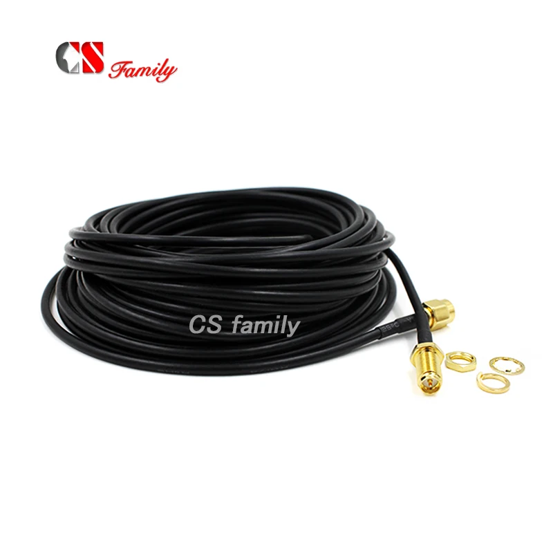 Удлинительный кабель с разъемом папа на гнездо RP SMA 5 м|rp-sma cable|rp-sma extension cablecable rp-sma |