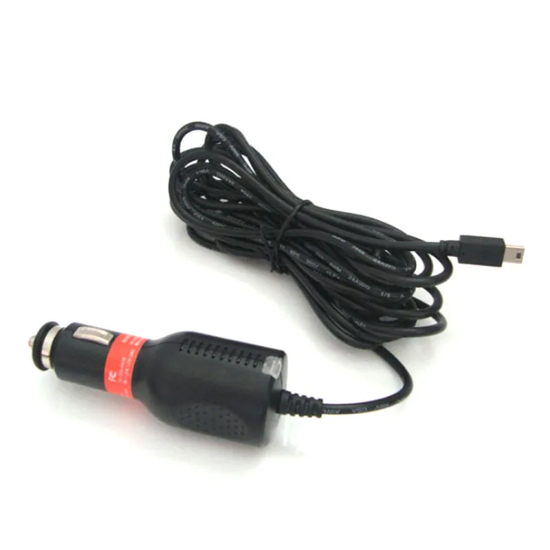 

Mini Adapter USB Charger For Car DVR Camera GPS Navigation Input 12V - 24V Ouput 5V 2A, Cable Length 3.5m