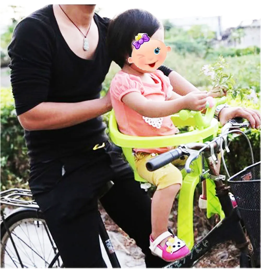 

Popular Child Seat for Bicycle Baby Protection Chair on Bike Handle Thick PP Kid Security Seat Both Front and Back Install