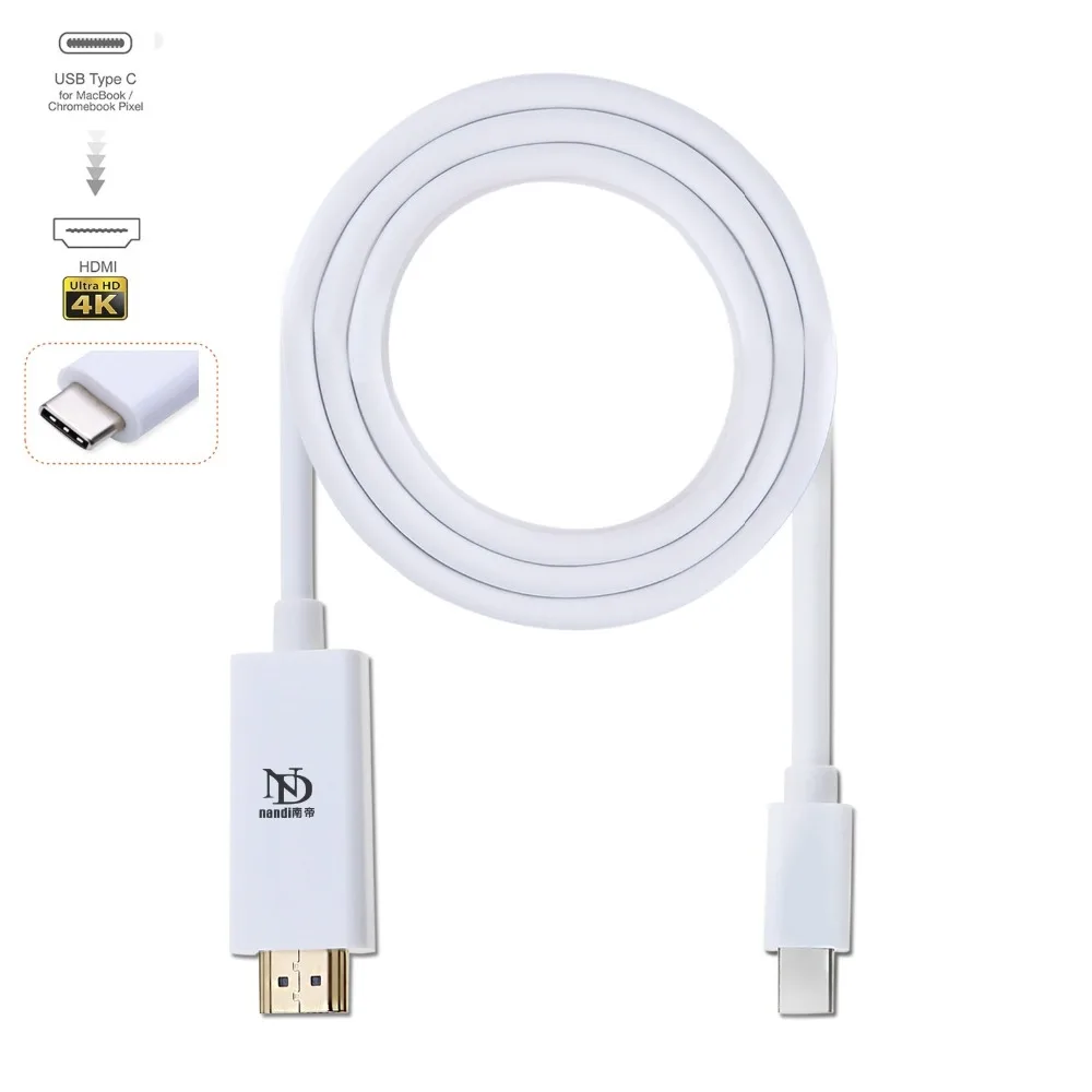 USB C HDMI 4K кабель адаптер Тип hdmi 3 1 Thunderbolt hdtv конвертер для apple Macbook pro монитор|hdmi 4k|hdmi