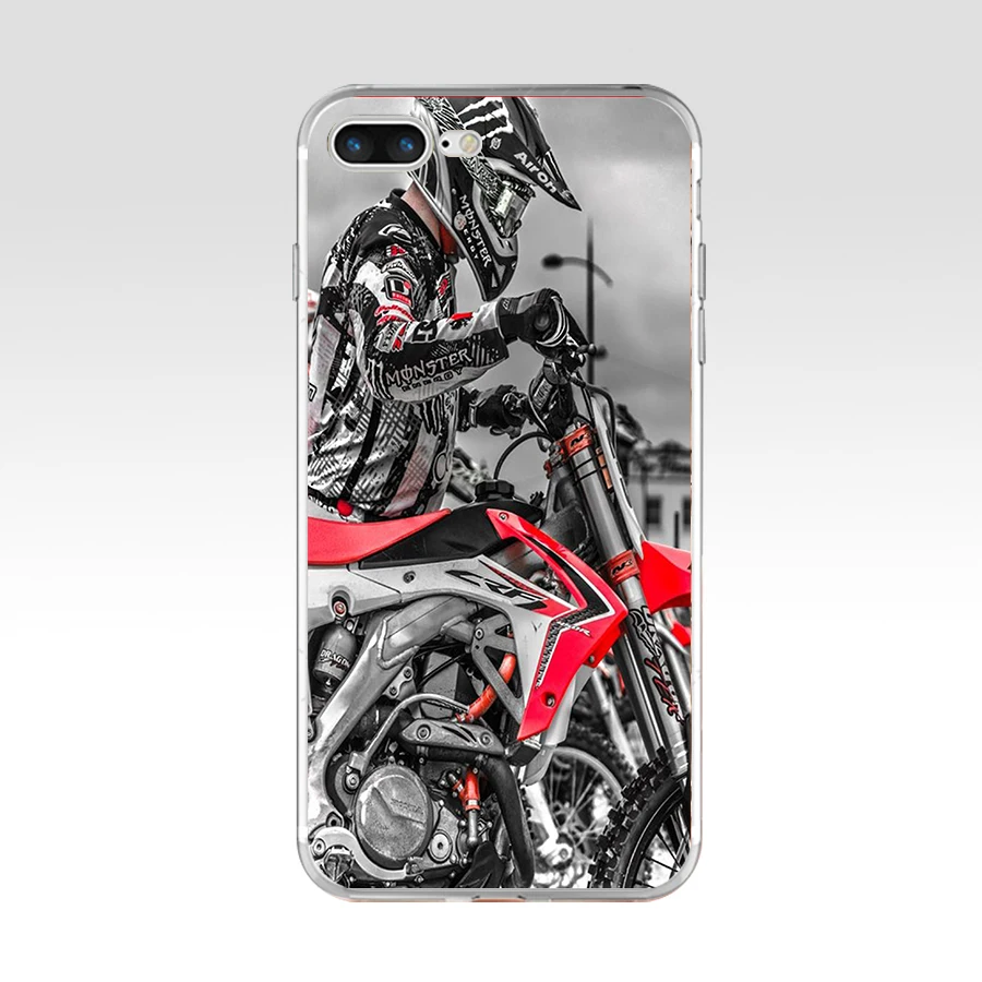 248SD moto cross moto dirtbikes Мягкий ТПУ силиконовый чехол для Apple iPhone 6 6s 7 8 plus чехол