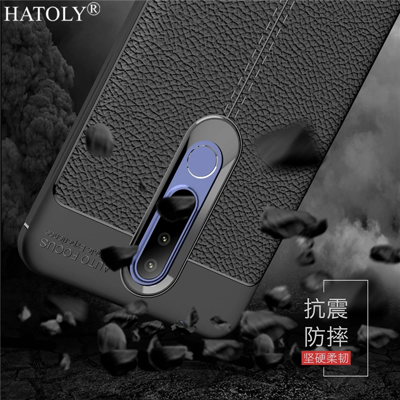 For Cover Nokia 3.1 Plus Case Rubber Silicone Armor Shell Soft Style