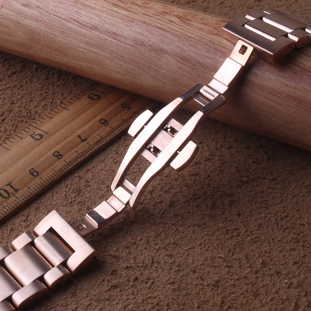 Ремешки для наручных часов браслет для Galaxy 42 мм наручные часы Матовая нержавеющая сталь ремешок для наручных часов 20 мм изогнутые неполированные специальные концы