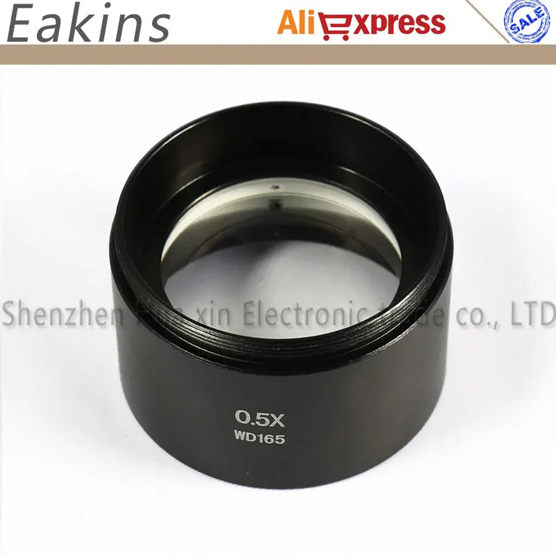 online Lente Barlow 0.5X WD165 Auxiliar Lente Objetiva do Microscópio Estéreo com 1 7 8 \