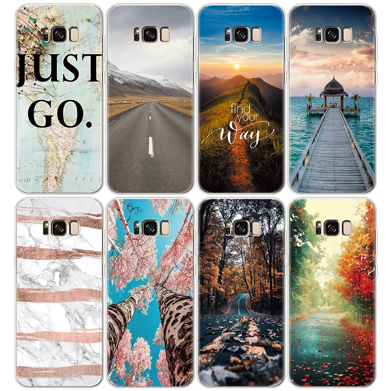 

Scenery Road Coque For Samsung Galaxy J1 J5 J6 A3 A5 A6 A7 Note 3 4 5 7 S3 S4 S5 Mini 2015 2016 2018 For Samsung J2 Pro TPU Case