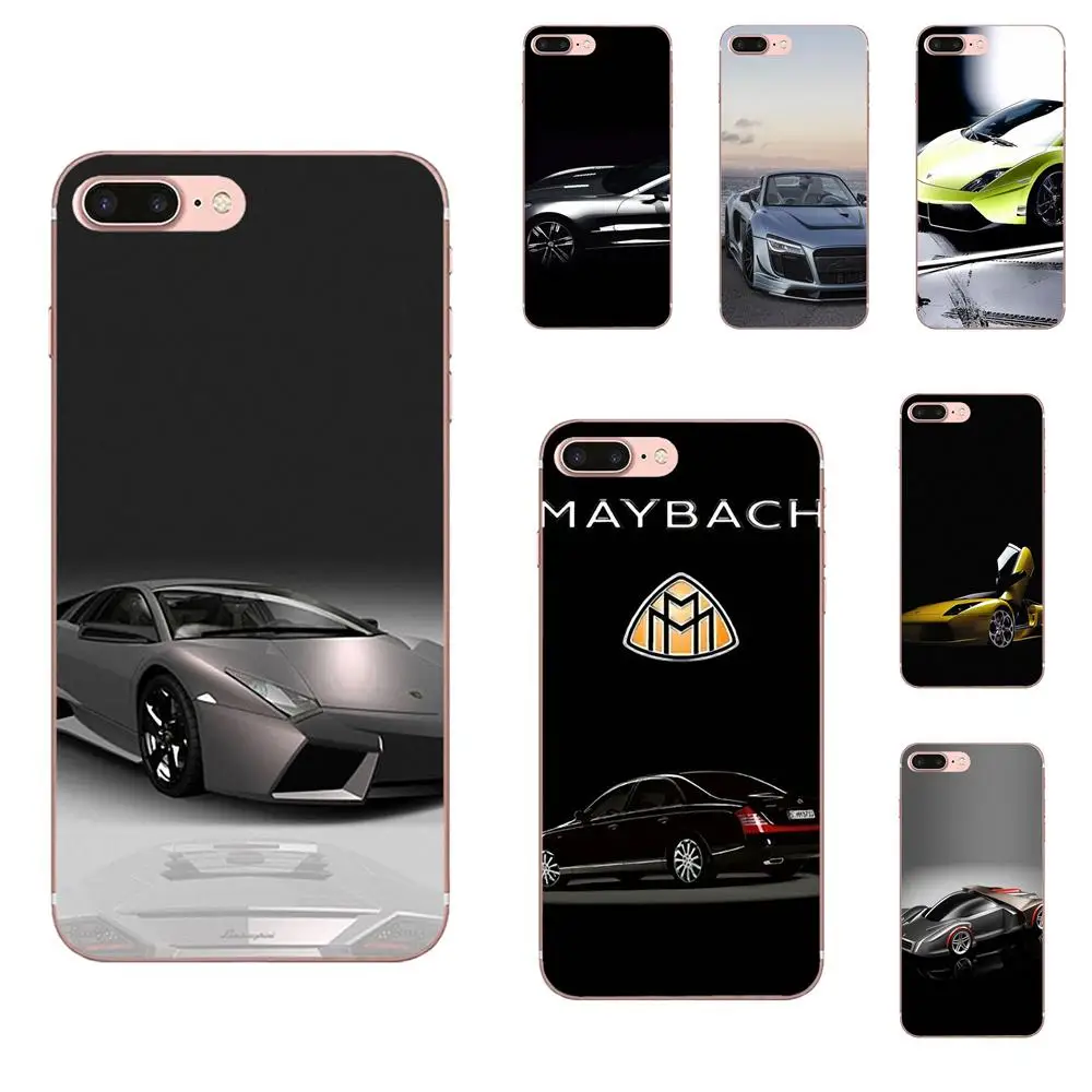 

TPU Cell Phone Cover Case Beautiful Cars For Xiaomi Redmi Note 2 3 3S 4 4A 4X 5 5A 6 6A Pro Plus
