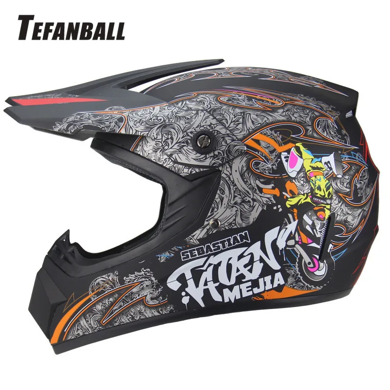 

Mountain bike Full Face Motorcycle Helmet Racing Helmet Motocross Off Road Kask Casco De Moto Motociclista DOT Approved