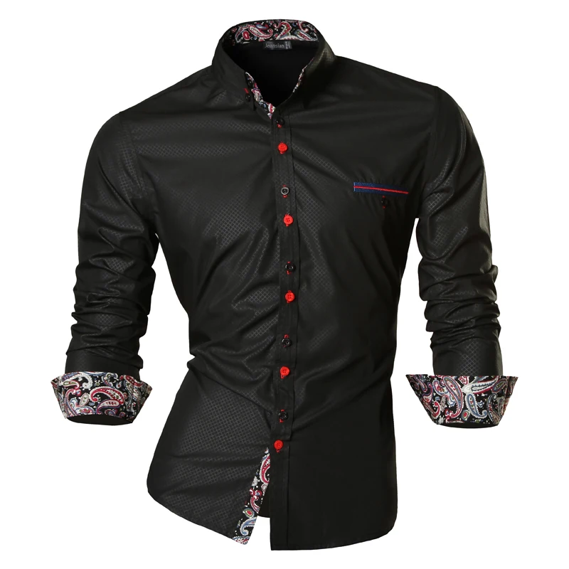 En Ligne 2018 Printemps Automne Caractéristiques Chemises Hommes Casual Jeans Chemise Nouvelle Arrivée À Manches Longues Occasionnels Slim Fit Hommes Chemises Z027