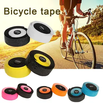 

New PU Leather Anti-slip Bicycle Grips Road Bike Tape Handle MTB Cork Handlebar Adhesive Tape Bar Plugs Straps Mountain Belt