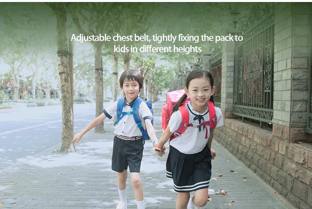 Xiaomi mi TU милый 13L школьный рюкзак для детей, прочный, устойчивый к царапинам, безопасный, отражающий