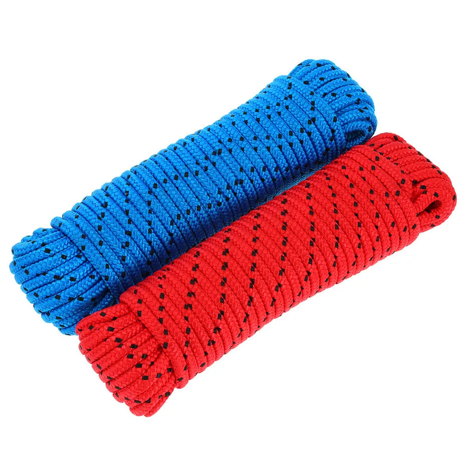 

20m Outdoor Climbing Rope Mountaineering Emergency Rescue OD. 8mm High Strength Woven Paracord Rope