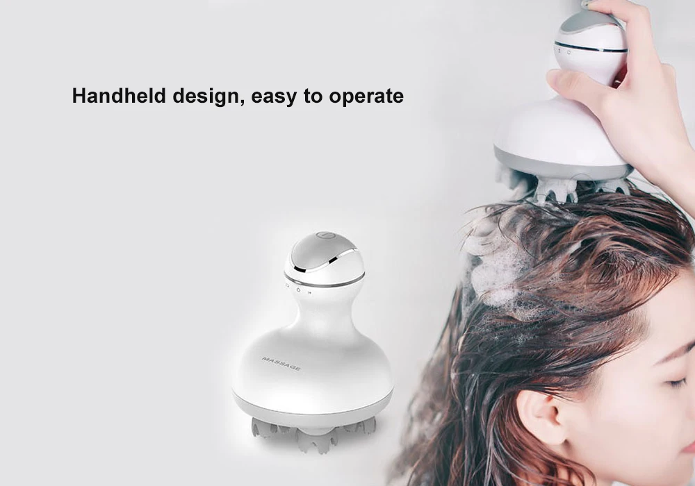 ST - 701 Smart Charging Grab Head Massager Electric Scalp Massager Head Massager