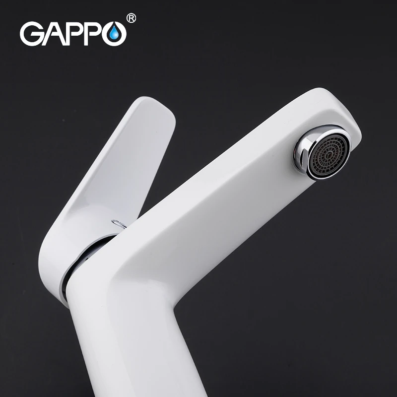 Billig Gappo weiß küche armaturen Weiß Bad Becken Wasserhahn Leuchte Messing Moderne Waschbecken Tap Wc Wasser Becken Waschbecken Wasserhahn Bad Waschbecken