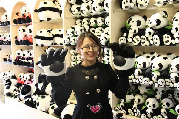 Big Panda Paws Claws plush toys 3 sizes - 8