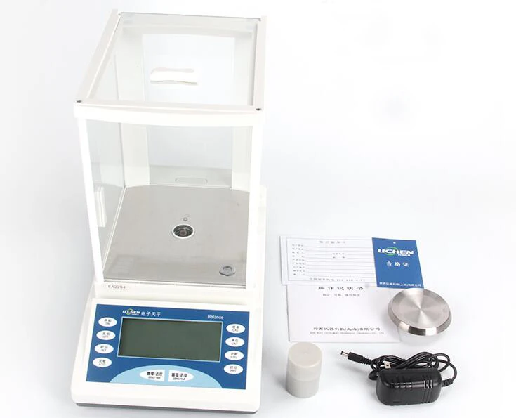 

0.0001g 0.1mg High Precision Jewelry Balance Scale Electronic Lab Analytical Balance with RS232 220V