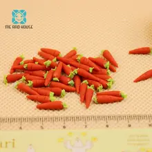 1:12 мини кукольный дом Миниатюрные овощи морковь или огурец DIY куклы кухня 10 штук