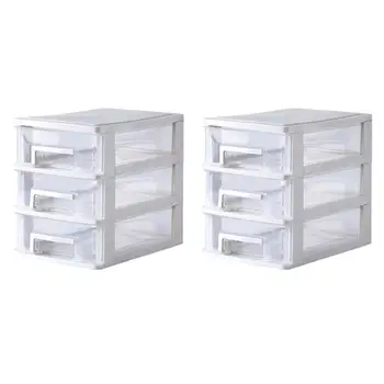

Transparent Storage Box Plastic Multi-layers Drawer Type Sundries Holder Cosmetics Container Storage Organizer for Office Home