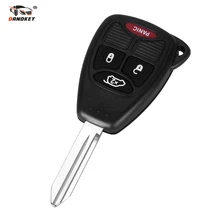Coque de clé à distance 4 boutons Dandkey pour Jeep Chrysler Liberty Pacifica Sebring Aspen 300 ville PT Cruiser d-odge Magnum chargeur(China)
