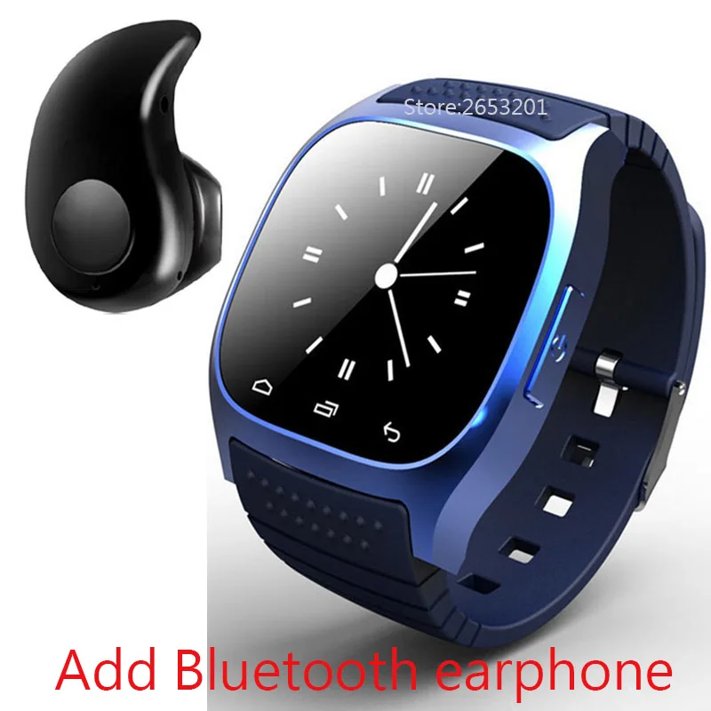 

Newest M26 Luxury Bluetooth 4.0 Smart Watch Barometer Alarm Clock Interactive Music Pedometer for Android IOS Phone smartwatch