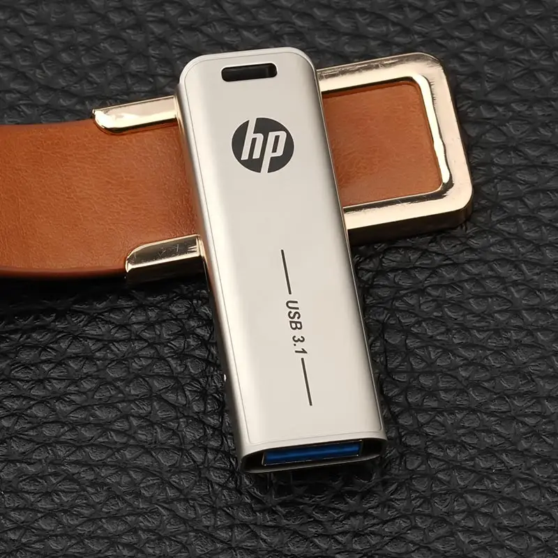 Новинка hp USB Flash 32 Гб 64 Гб 128 ГБ 256 Гб металлический USB накопитель индивидуальный подарок персональный DIY DJ Pendrive оптом объемный диск на ключ