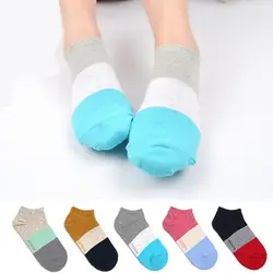 Модные уличные цветные носки; повседневные компрессионные корейские женские носки; сезон весна-лето; удобные дышащие Короткие хлопковые