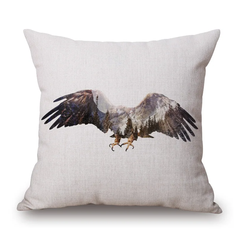 Творческий животных белье pillowcover постельные принадлежности декоративная наволочка для подушки офисная диванная подушка крышка животных