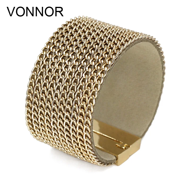 

VONNOR Jewelry Multi-chain Bangle Bracelets Magnetic Clasp Bracelets for Women Fashion Accessories
