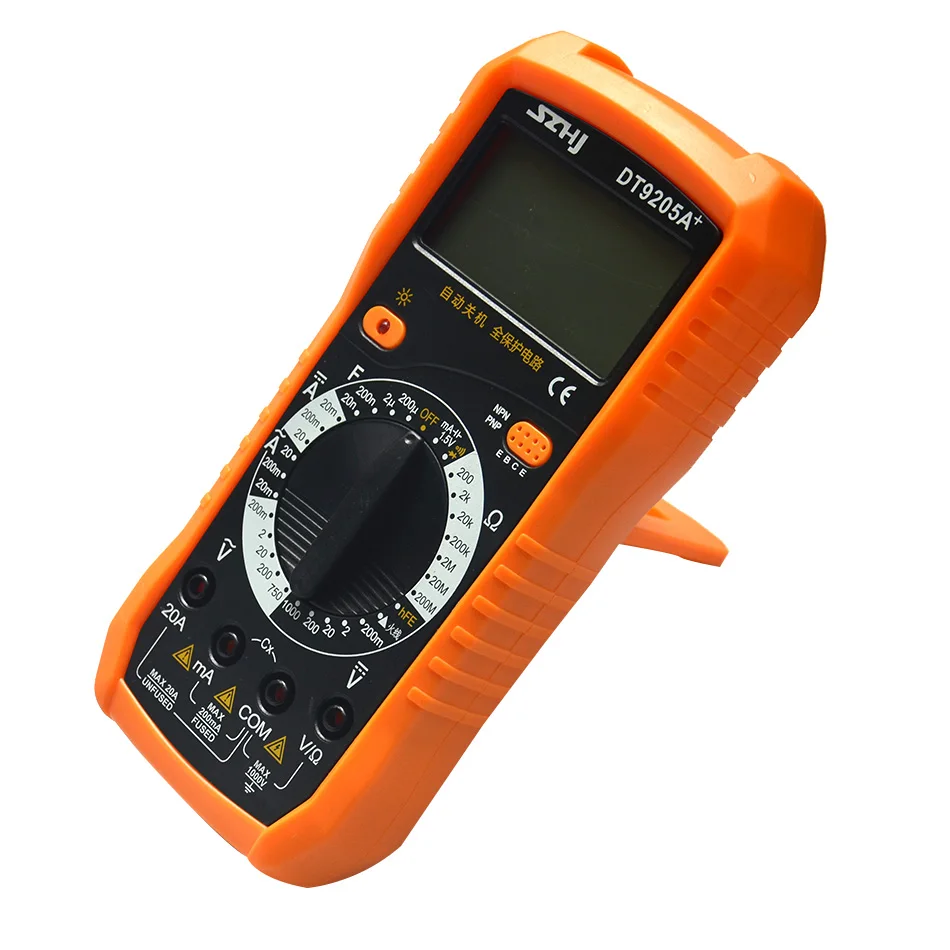 Digital Multimeter 9205 M Mobile Computer Repair Large Screen Anti-vibration Sleeve Metal Shield Anti-interference Ability