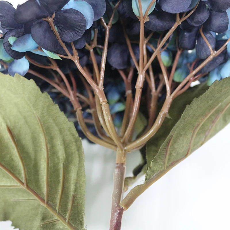Artificial Hydrangea Silk Flower 1 big flowerBouquet Fleur Artificielle Flores Arrange Table Wedding Home Decor Party accessory (20)