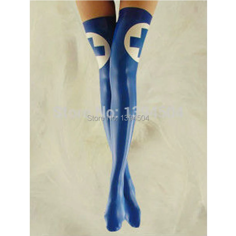 New arrival handmade women female Latex spliced color with nurse corss slim lean Long Stockings Tight  Socks Fetish fast arrival et3510 lcr meter with 1mhz accuracy 0 05% continuous frequency adjustable 1mhz step 6 1 2 display