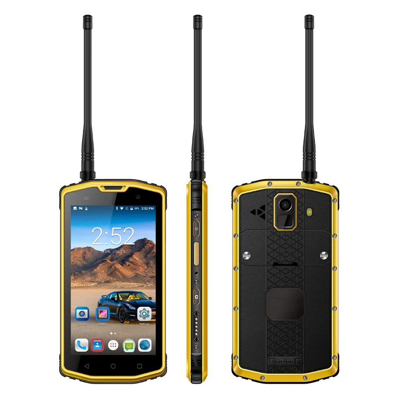 Мобильный телефон S962B IP68 Водонепроницаемый Android 7,0 NFC телефон UHF 400-480MHz walkie talkie 5100mAh Dual SIM карта смартфон