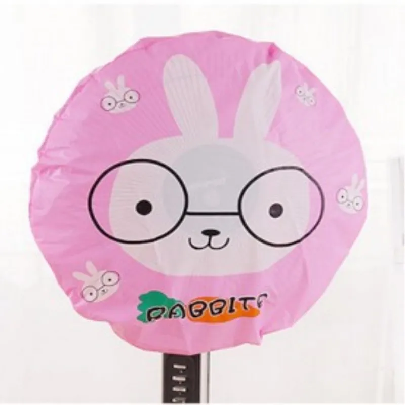Cute Cartoon Electric Fan Dust Cover Protection Case Baby Safety Fan Cover Storage Bag 1Pc