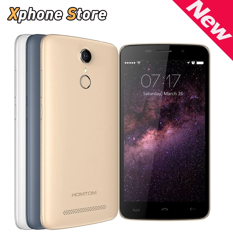 Touch ID HOMTOM HT17 H17 PRO 5 5 inch Android 6 0 4G LTE Smartphone 8GB