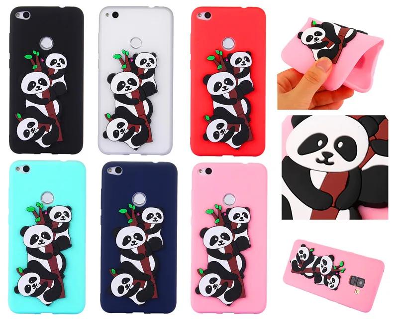 

Huawei P8 Lite 2017 Silicon Case 3D Relief Panda Silicone TPU Soft Back Cover Phone Case for Huawei P8 Lite 2017 Honor 8 Lite