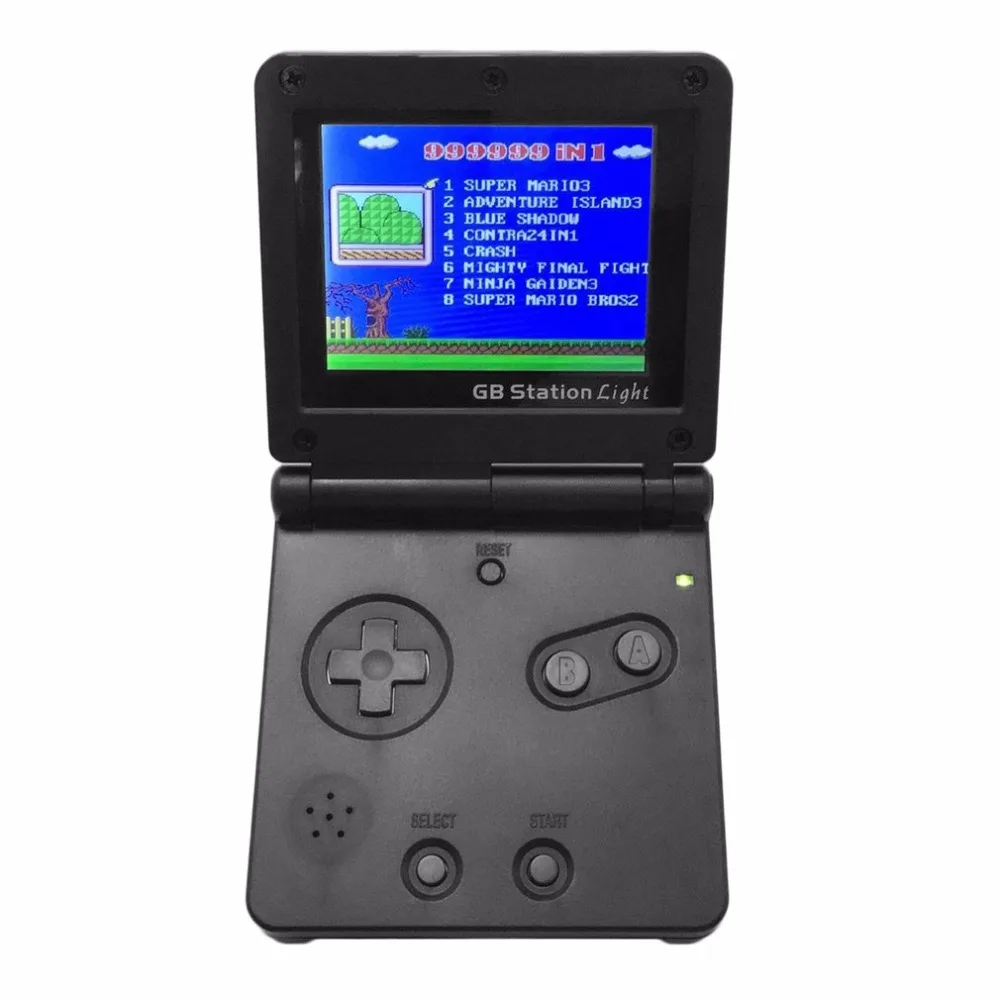 GB станции светильник мальчик SP PVP ретро мини Ручные игры построен в 142 игр