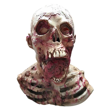 

Halloween Adult Mask Zombie Mask Latex Bloody Scary Extremely Disgusting Full Face Toy Mask Costume Party Cosplay Prop Scary Toy