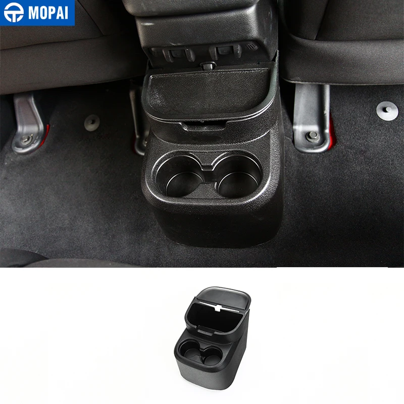 1pc Cup Holder Trim Car Frame Cover For 2018 Jeep Wrangler JL Parts Accessories