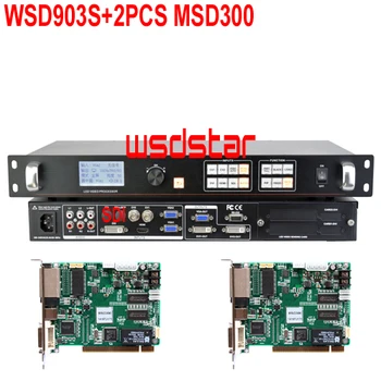 

WSD903S+2PCS MSD300 LED Video Processor Inputs: SDI/Audio/DVI/VGA/HDMI/CVBS Support PIP & POP 3840*640 AliExpress Hot sales