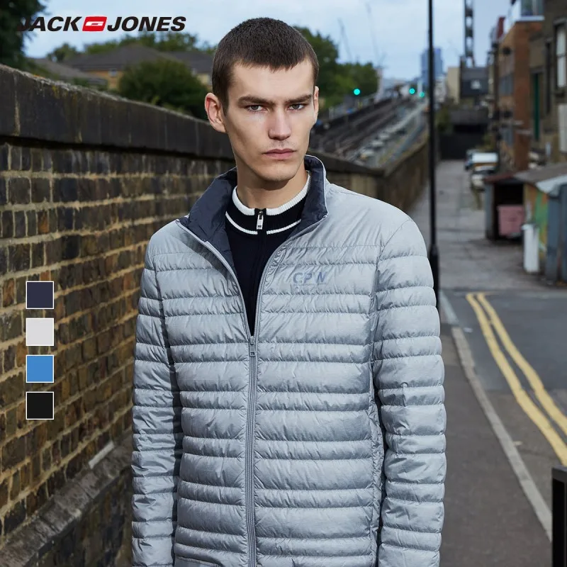 Koop Jackjones Mannen Licht Gewicht Korte Donsjack Korte Jas Menswear 218312527