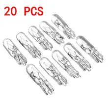 20 шт. желтый 12 в 1,2 Вт 286 индикатор тире Автомобильный светильник поворота лампы небольшой клин прозрачный противотуманный светильник s лампа фары автомобиля приборные огни