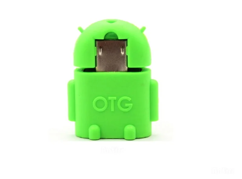 Мини Робот Форма Android микро USB к USB 2,0 конвертер USB OTG кабель адаптер для планшетных ПК для samsung Galaxy S3 S4 S5 Xiaomi