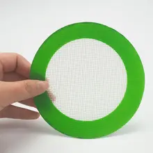 100pcs \ ЛОТ с антипригарным покрытием Малый силиконовый коврик Пищевая силиконовая форма маленький зеленый коврик для концентрат выпечки подстилка под столовую посуду 5 дюймов