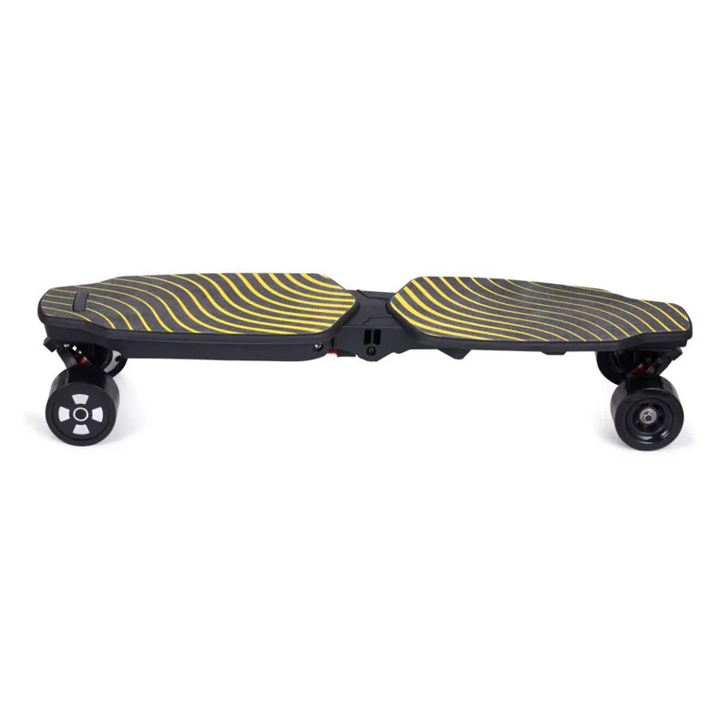 Discount Four Wheels Dual Motor Electric Skateboard Mini Folding Scooter Bluetooth Speaker Fish Board Longboard Skate Foldable Hoverboard 3