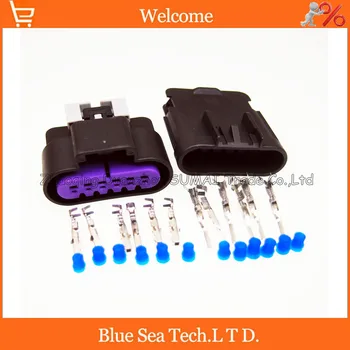 

6 Pin/way male&female throttle position sensor plug for DELPHI,TPOS Car waterproof connector for Toyota,buick,VW,etc.