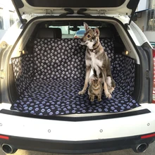 Черный собачий чехол-протектор на автомобильное сиденье водонепроницаемый переноска для домашних животных заднее сиденье коврик одеяло-Гамак Протектор