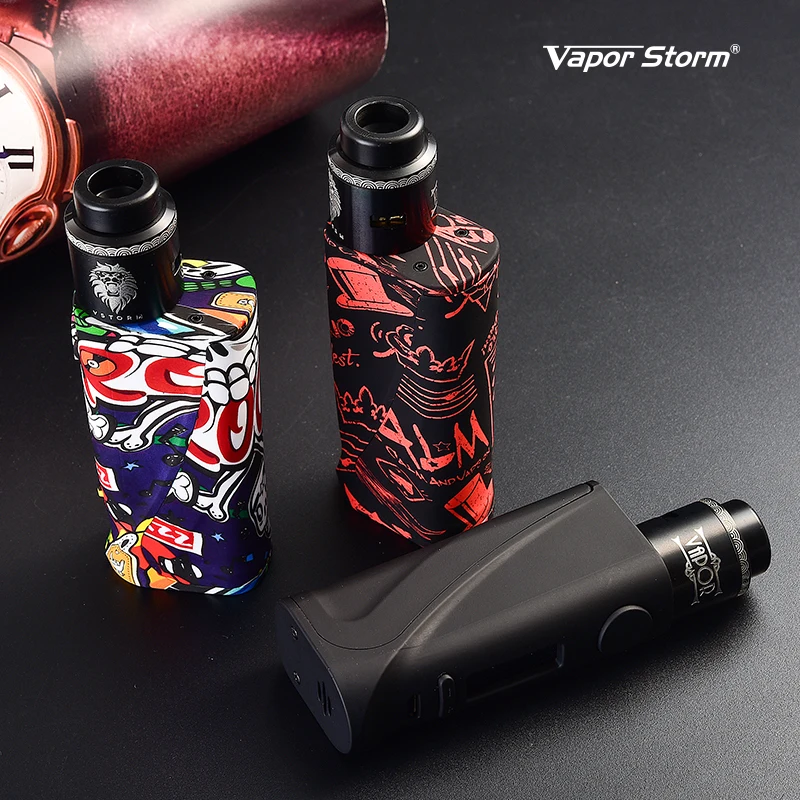 

Vapor Storm Electronic Cigarette ECO Pro TC 80w kit Variable Power 80w with Lion RDA 3 Stage Box Mod Vape Kit Without Battery