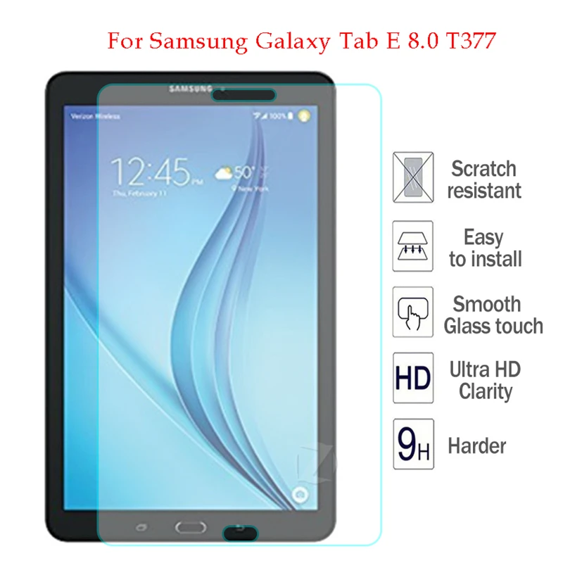 0 3 мм 9H закаленное стекло для экрана Samsung Galaxy Tab E 8 T377 T375 T375P T377V Защитная пленка SM
